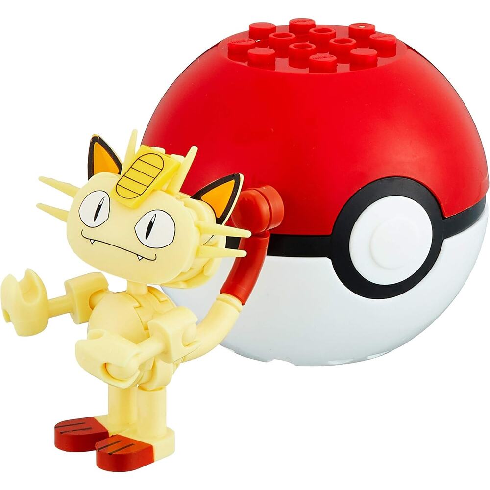 Mega Construx Pokémon Meowth Building Figure Toy Set
